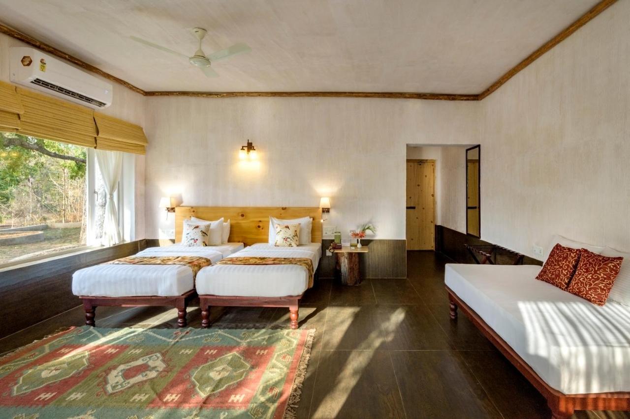 The Riverwood Forest Retreat Pench Khawāsa Exterior foto